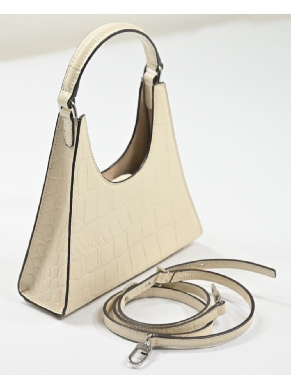 Staud Rey Mini Bag in Off-White - Picture 4 of 9